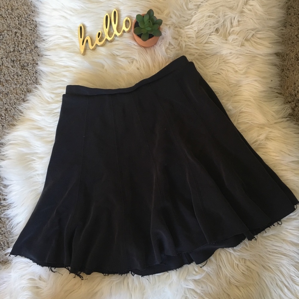 Silence & Noise raw edge skirt